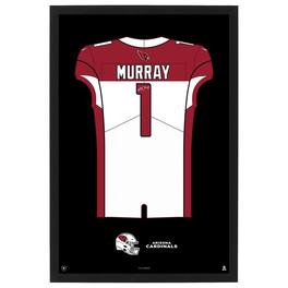 Sporticulture - Kyler Murray Arizona Cardinals Away Jersey Framed Art Print - White