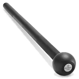 Philosophy Gym - Steel Mace Bell - Mace Club for Strength Training - Full Body Workouts - Black