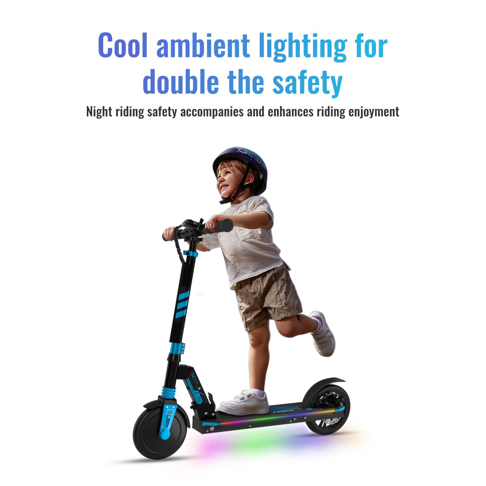 Cool ambient lighting for double the safety  
Night riding safety accompanies and enhances riding enjoyment