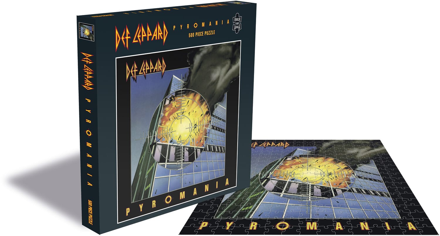 PopMarket - Def Leppard - RockSaws - Def Leppard Pyromania (500 Piece Jigsaw Puzzle) - GAMES (MISC) - Multicolor price history on PriceWatchPro