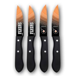 Woodrow - Philadelphia Flyers 4-Piece Stainless Steel Steak Knife Set - Multicolor