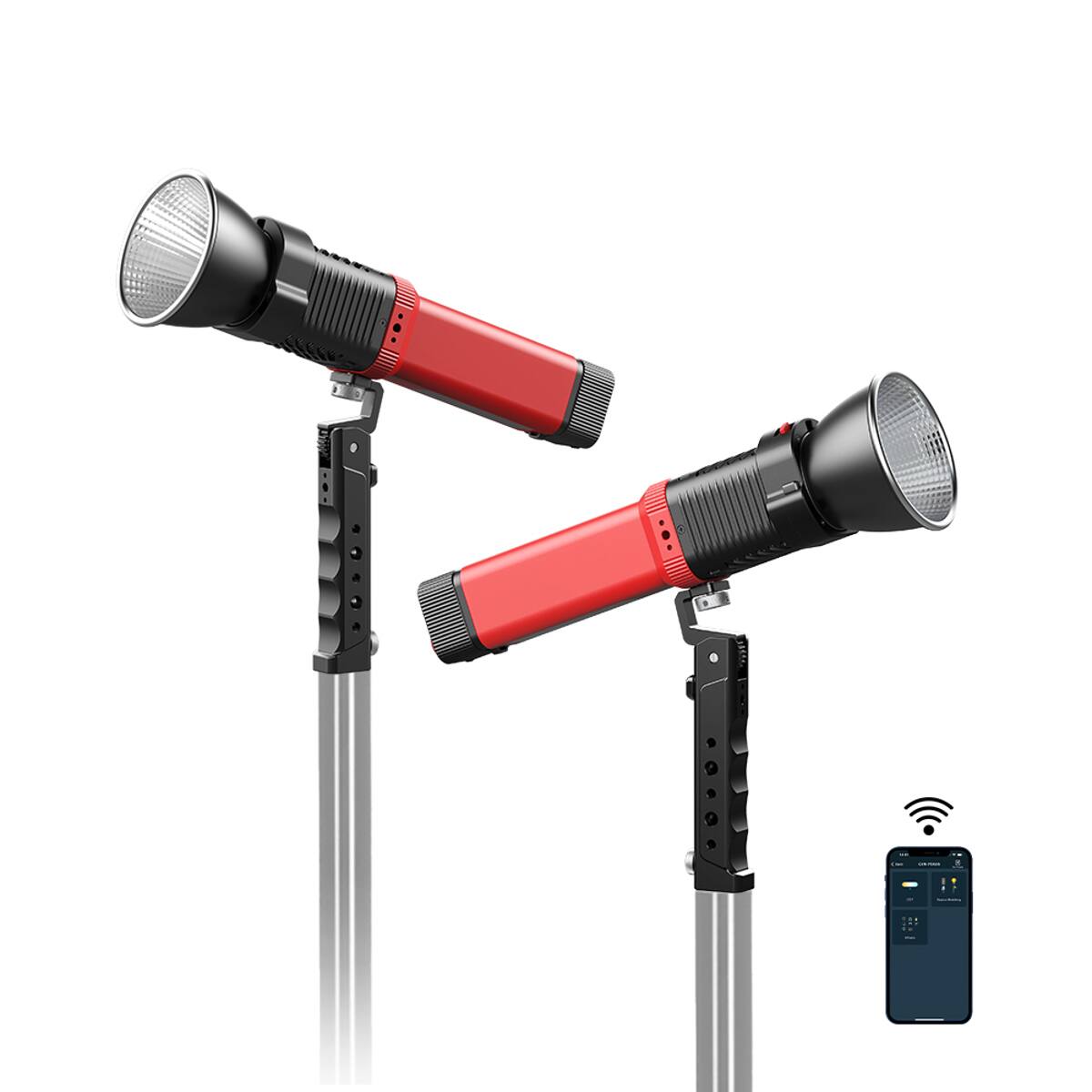 Alt View 3. GVM - GVM PD60B 60W Bi-Color Handheld LED Pocket Video Light.