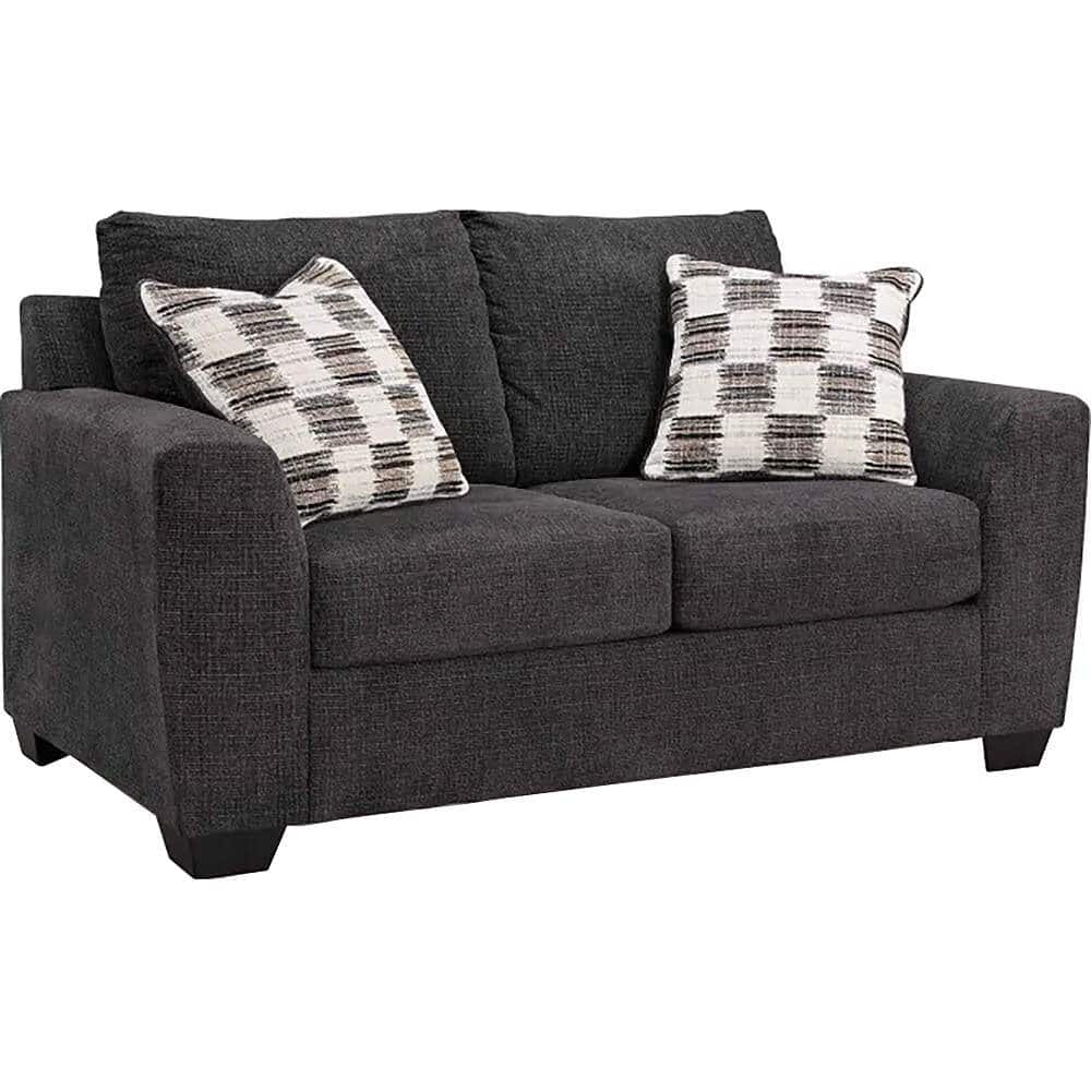 Ashly - Nate Loveseat - Charcoal