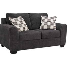 Ashly - Nate Loveseat - Charcoal
