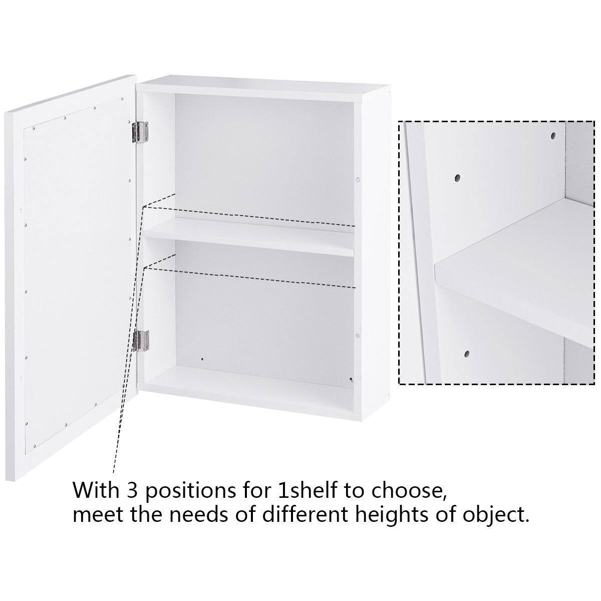 With 3 positions for 1 shelf to choose, meet the needs of different heights of object.