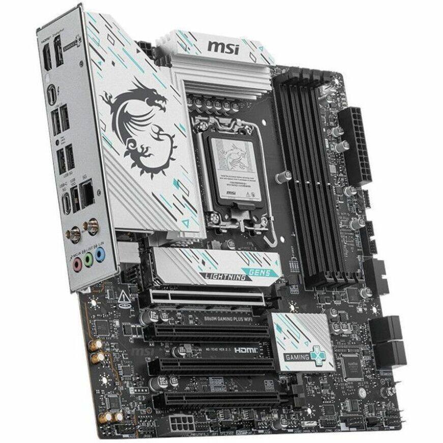 MSI B860M GAMING PLUS WIFI Gaming Desktop Motherboard Intel B860 ...