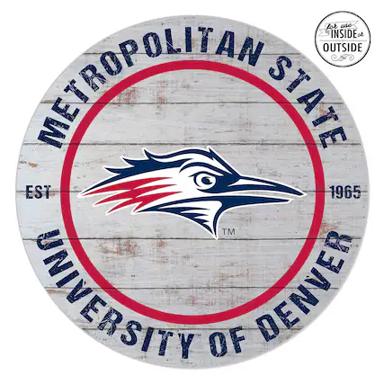 METROPOLITAN STATE
EST 1965
UNIVERSITY OF DENVER
For use INSIDE or OUTSIDE