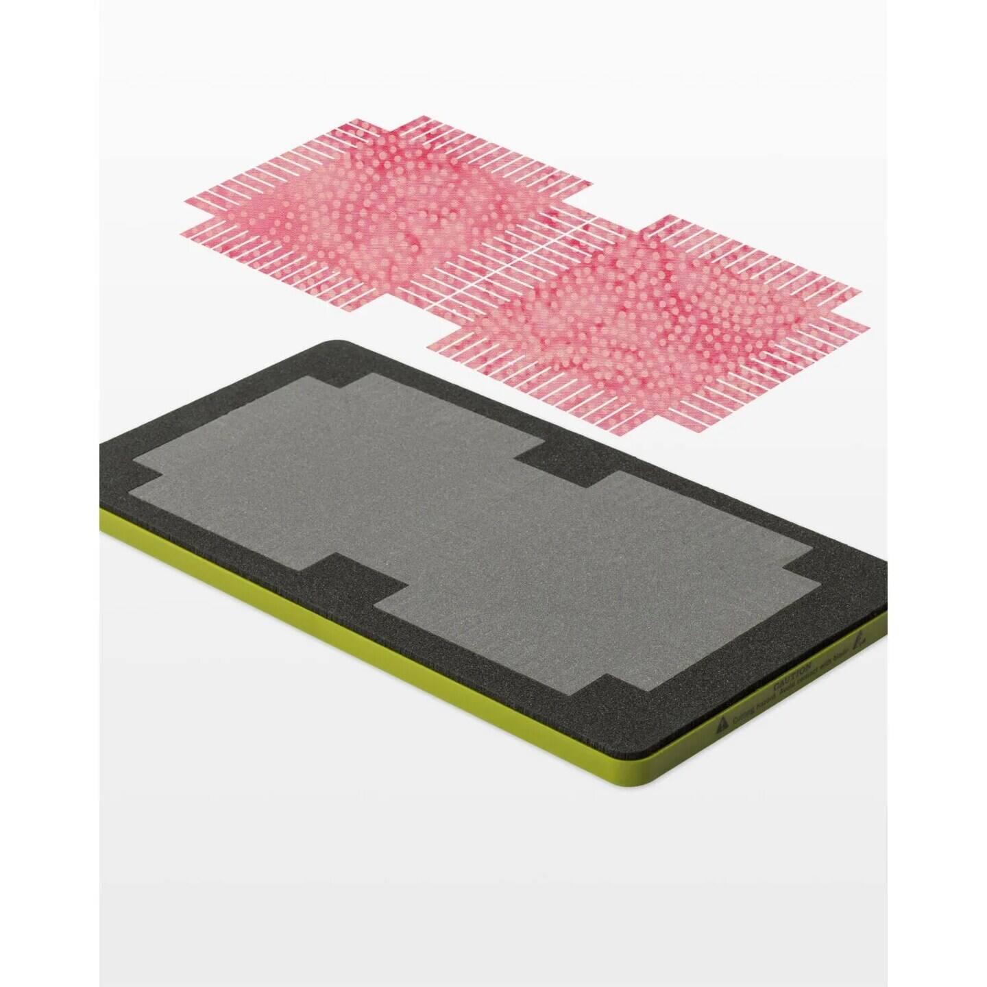 Left. AccuQuilt - GO! Fabric Cutting Dies; 5-1/4 inch; Rag Square - Black.