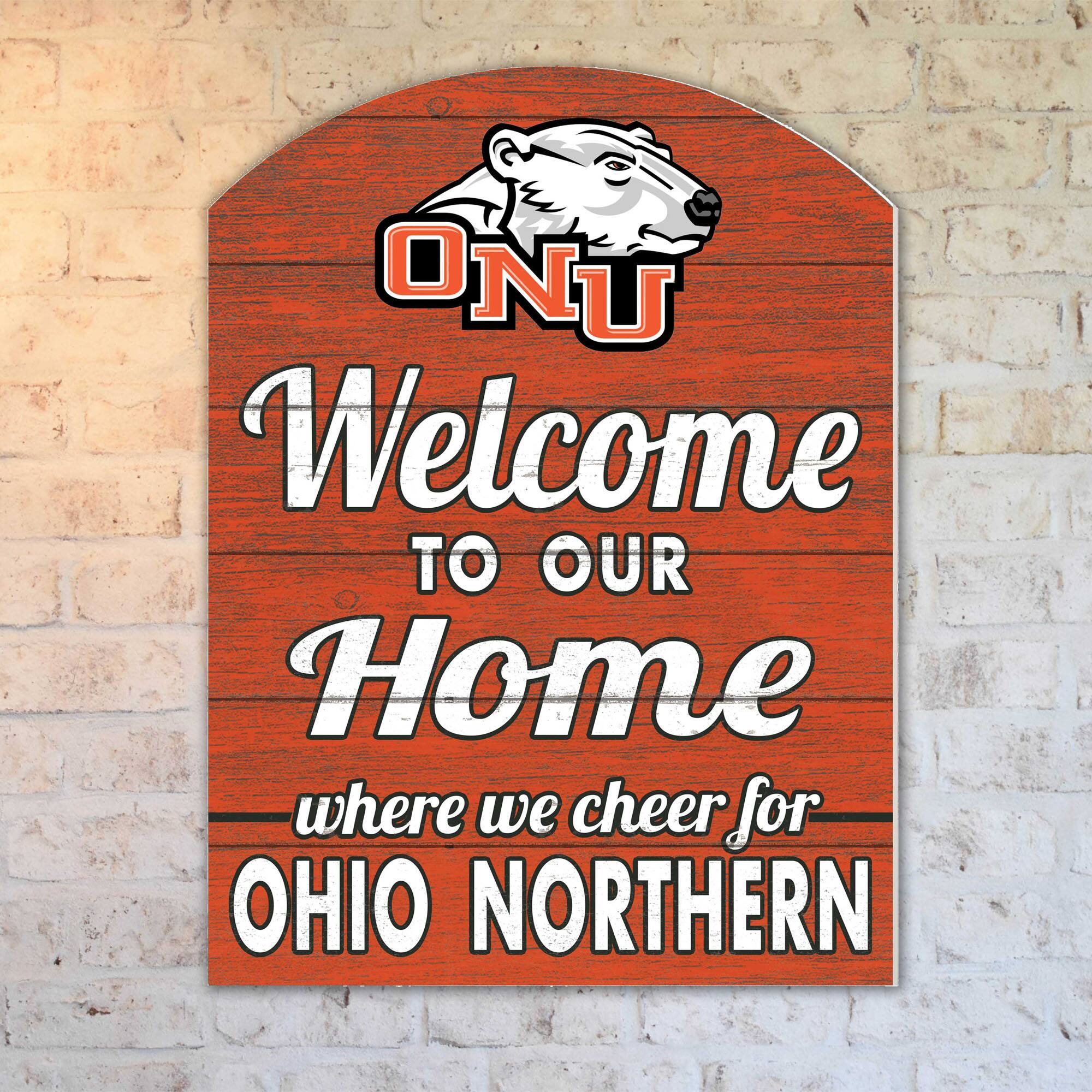 Welcome to our Home where we cheer for OHIO NORTHERN
