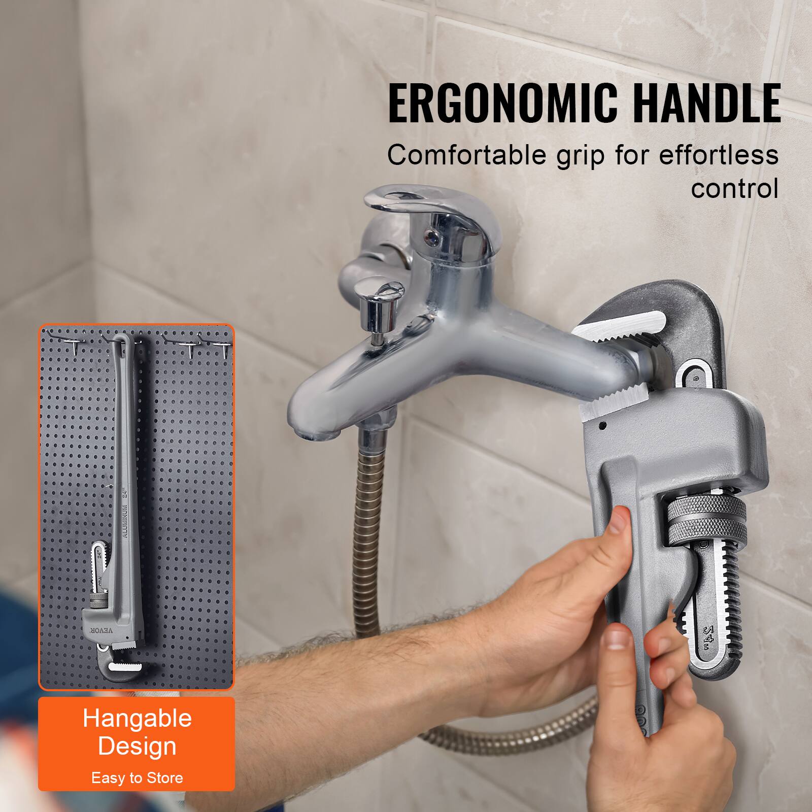 ERGONOMIC HANDLE  
Comfortable grip for effortless control  

Hangable Design  
Easy to Store