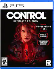 PS5 CONTROL ULTIMATE EDITION INCLUDES THE FOUNDATION AND AWE EXPANSIONS WINNER OF 80+ AWARDS OVER 6 MILLION COPIES SOLD WORLDWIDE MATURE 17+ M ESRB REMEDY