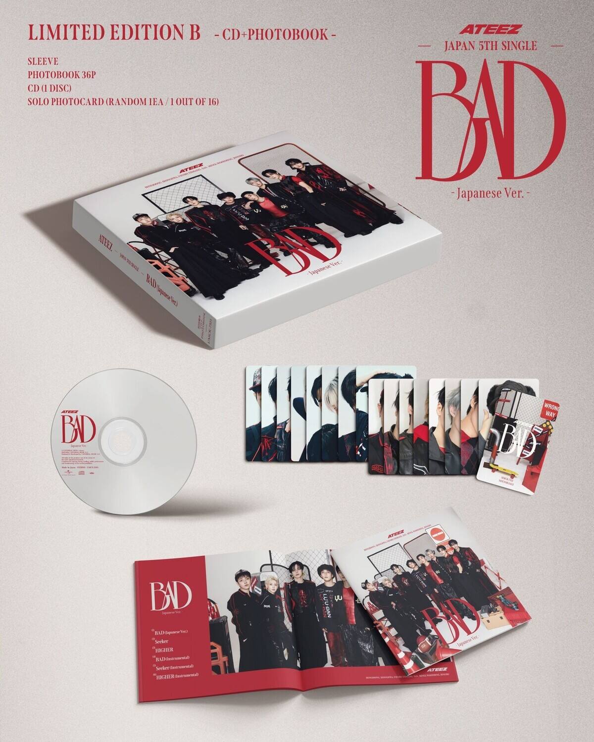 ATEEZ BAD (Japanese Ver.) CD5 MAXI SINGLE - Best Buy