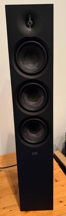 Angle. ELAC - ELAC Debut 3.0 - 6.5" Floor Speaker (Black) DF63-BK - Black.