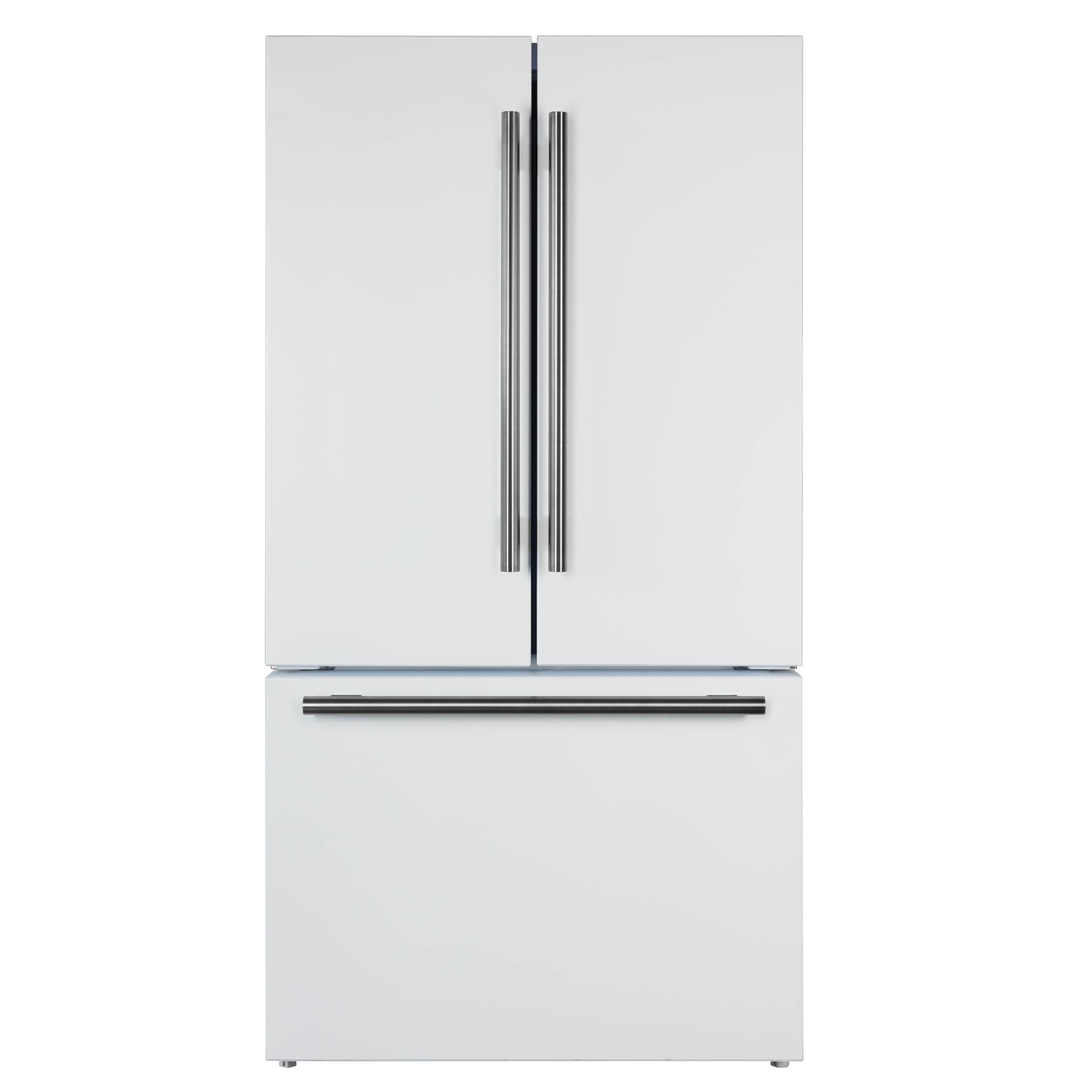 Angle. Forno Appliances - Rivello 27.4 Cu. Ft. French Door Refrigerator with Internal Water Dispenser - White.