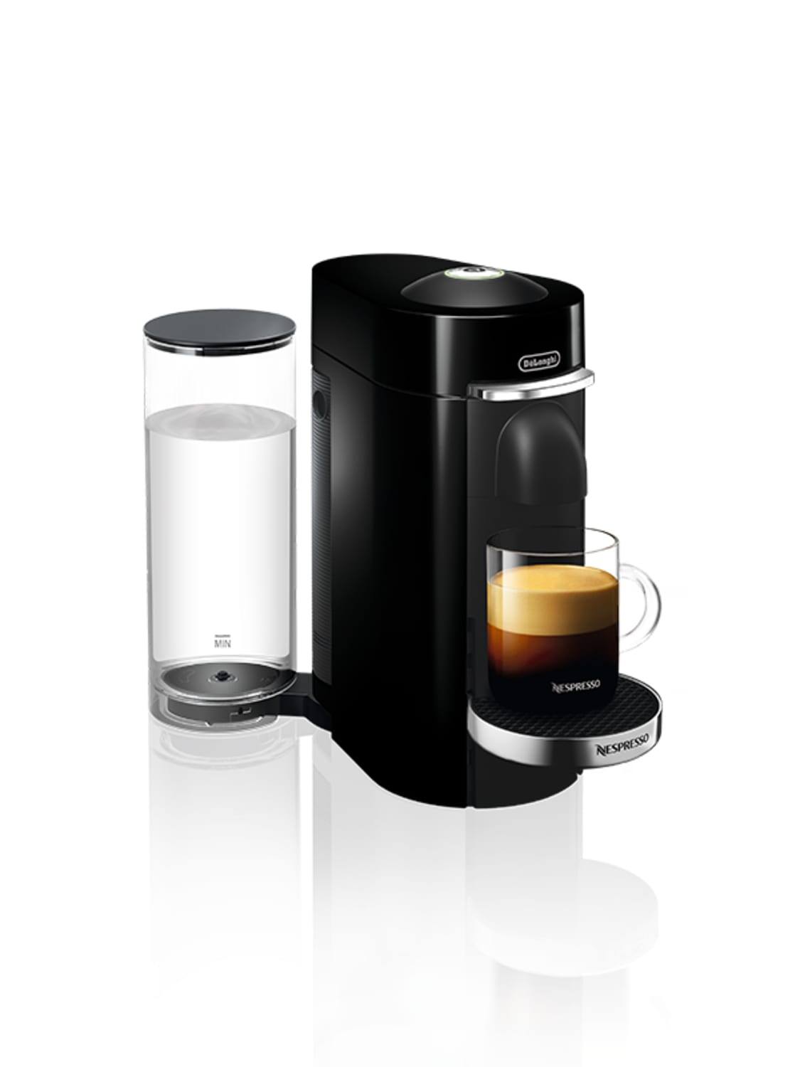 Alt View 13. Nespresso - Vertuo Plus Deluxe Coffee and Espresso Maker by De'Longhi with Aeroccino Milk Frother - Piano Black.