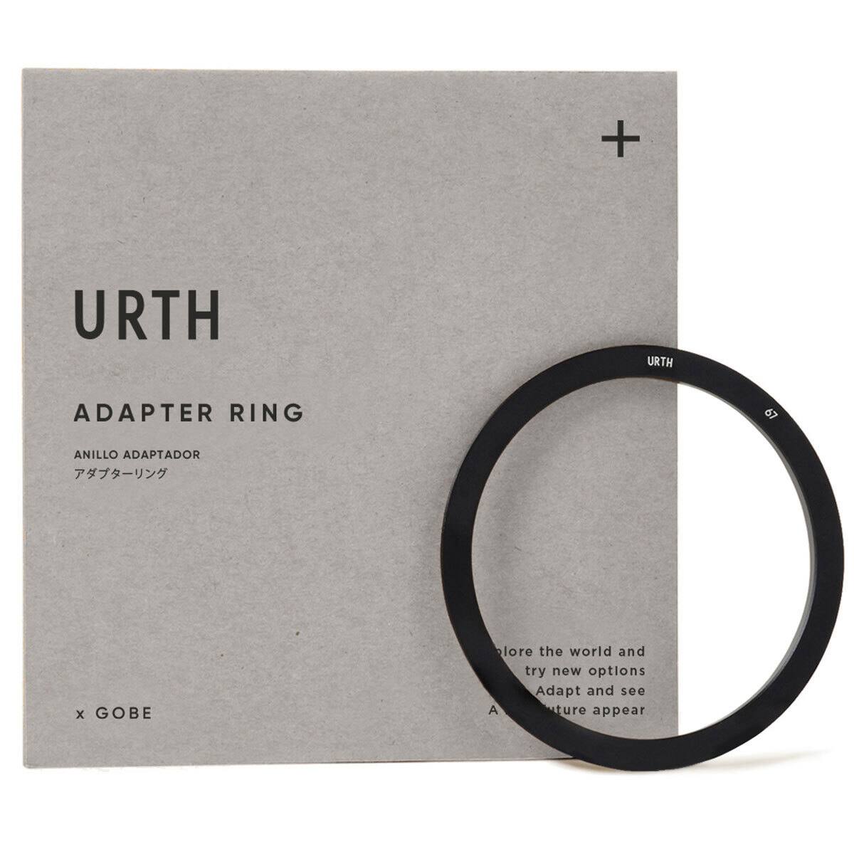 URTH  
ADAPTER RING  
ANILLO ADAPTADOR  
アダプタリング  

x GOBE  

Explore the world and try new options. Adapt and see a future appear