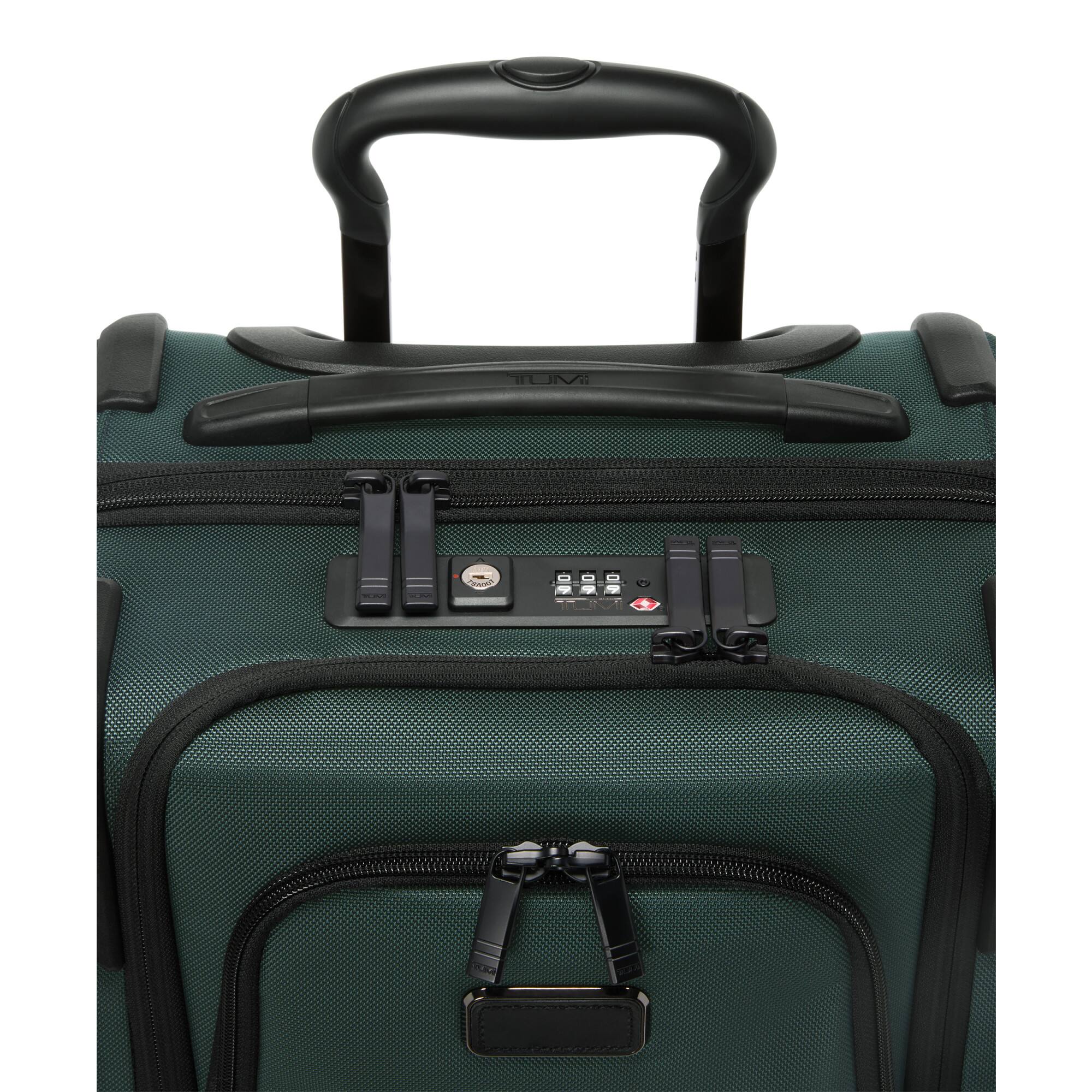 Alt View 1. TUMI - Alpha Dual Access Expandable Carry-On Spinner Suitcase - Deep Pine.
