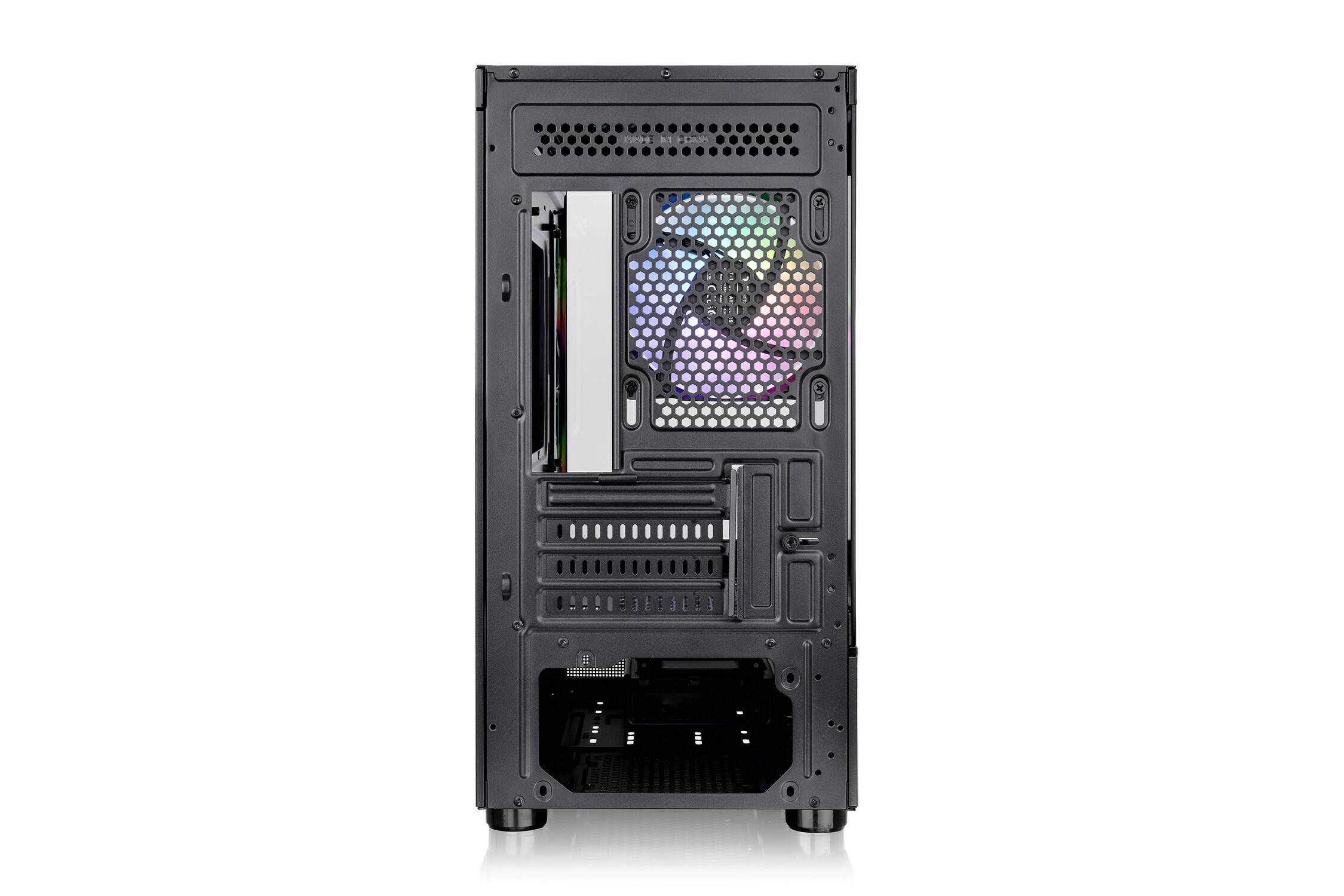 Alt View 6. Thermaltake - View 170 TG ARGB Micro-ATX Mid-Tower PC Case - Black.