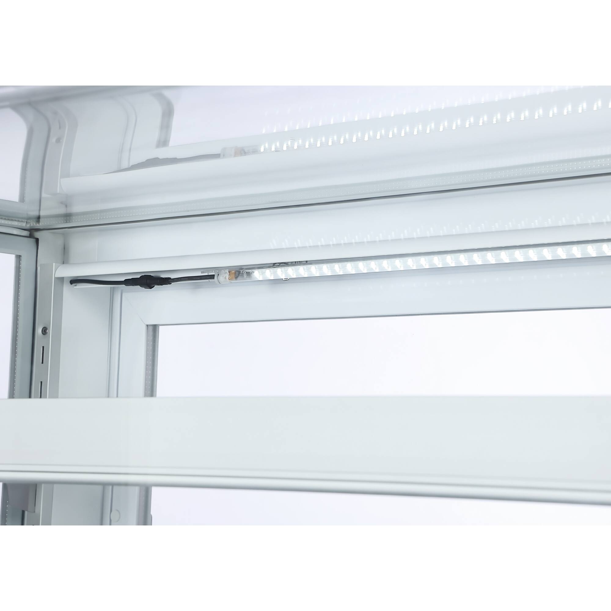 Alt View 7. Koolmore - 60 in. Refrigerated Bakery Display Case, 17.6 cu. ft. in White (KM-CDHF-17C-WH) - white.