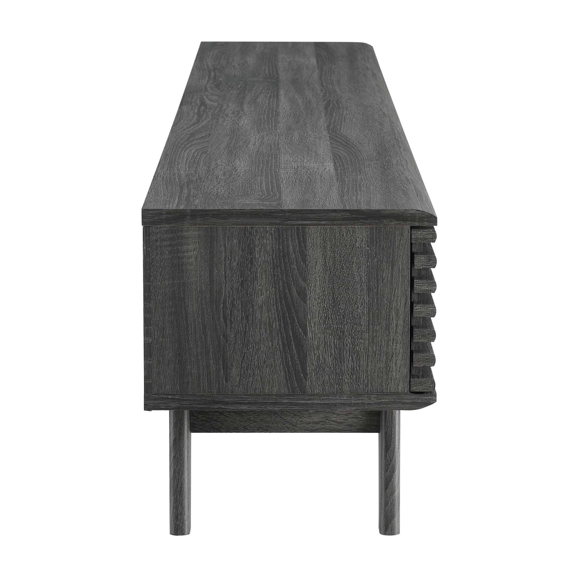 Left. Modway - Render 70" TV Stand by Modway - Charcoal.