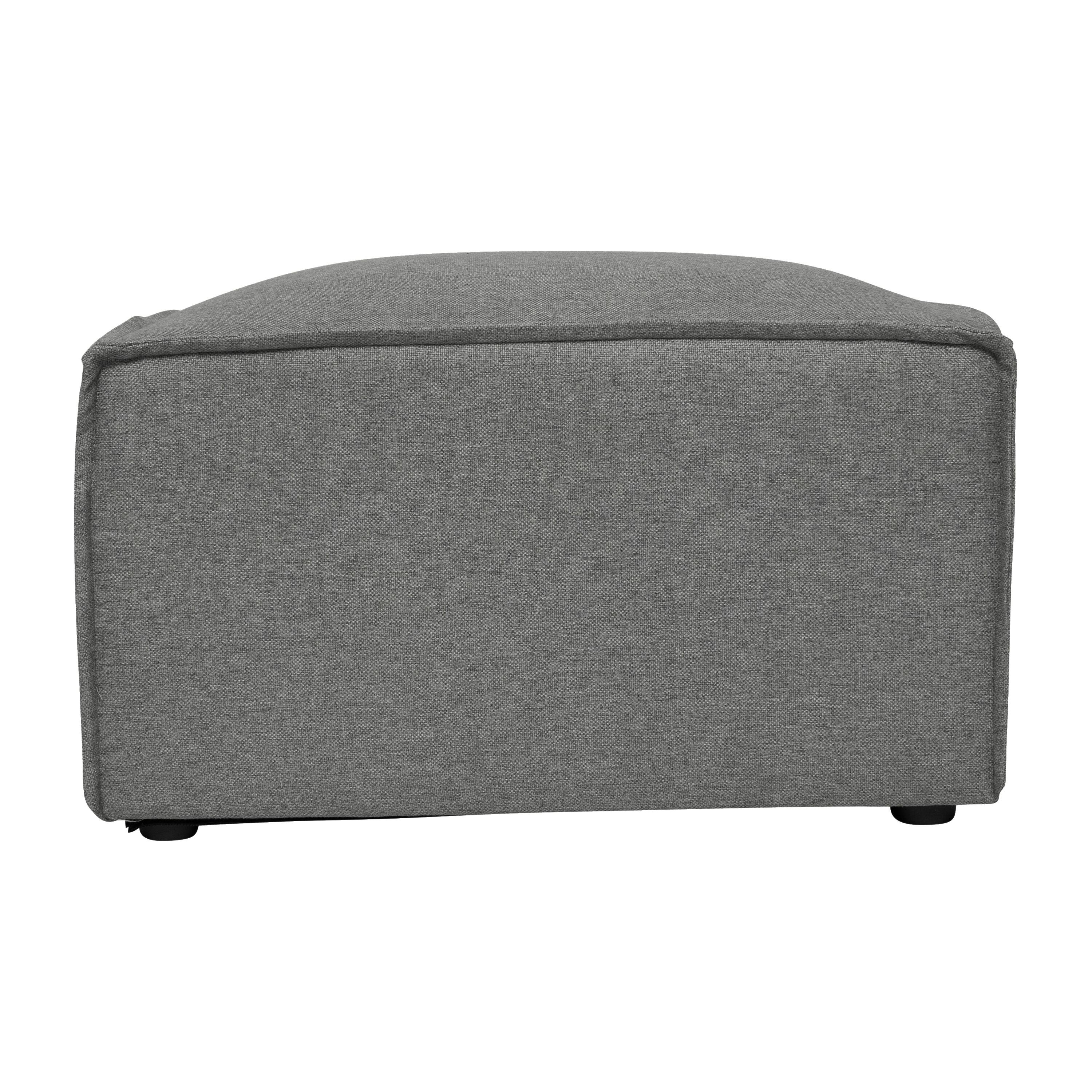 Alt View 7. Emma + Oliver - Farmount Modular Ottoman Footrest - Dark Gray.