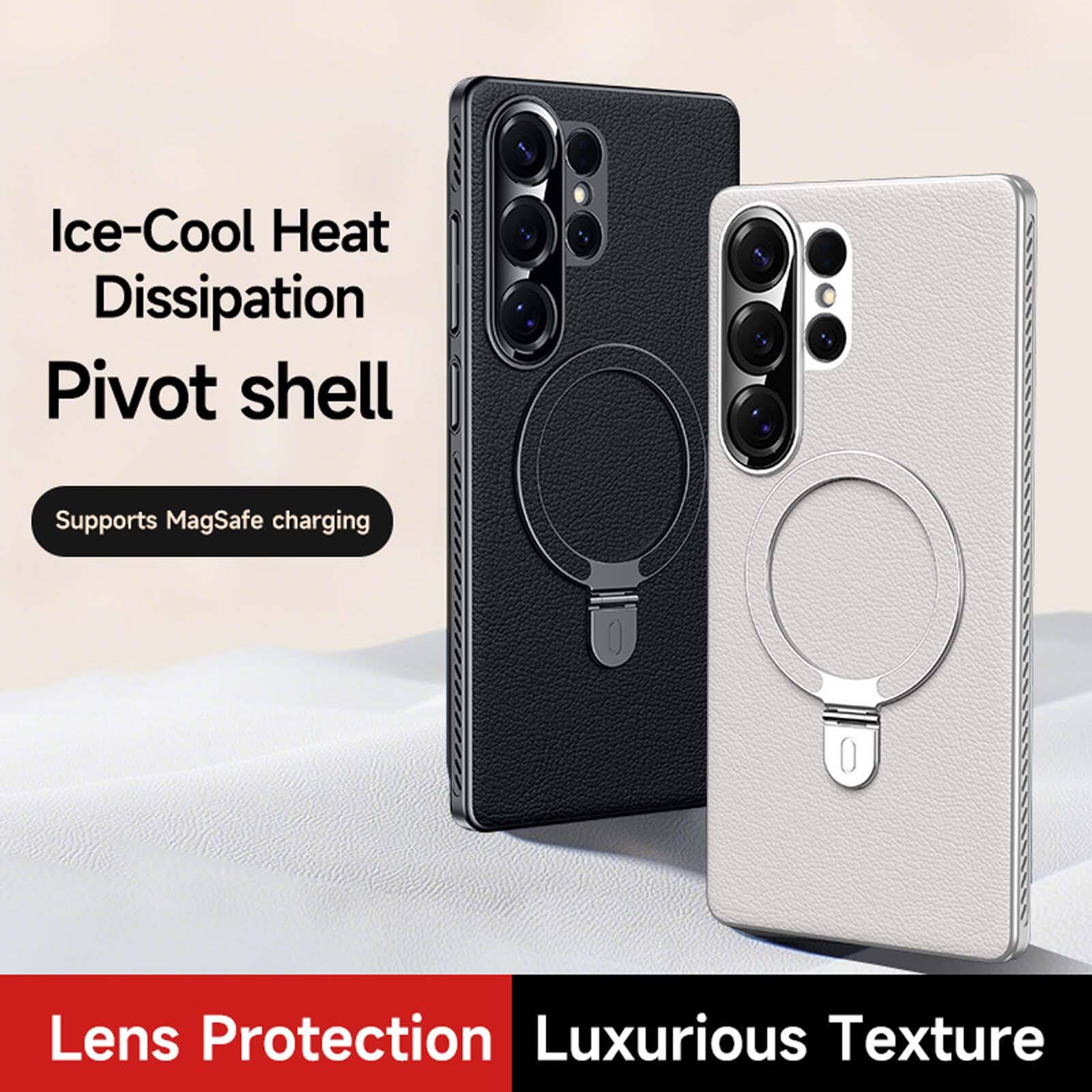 Ice-Cool Heat Dissipation Pivot shell  
Supports MagSafe charging  
Lens Protection  
Luxurious Texture