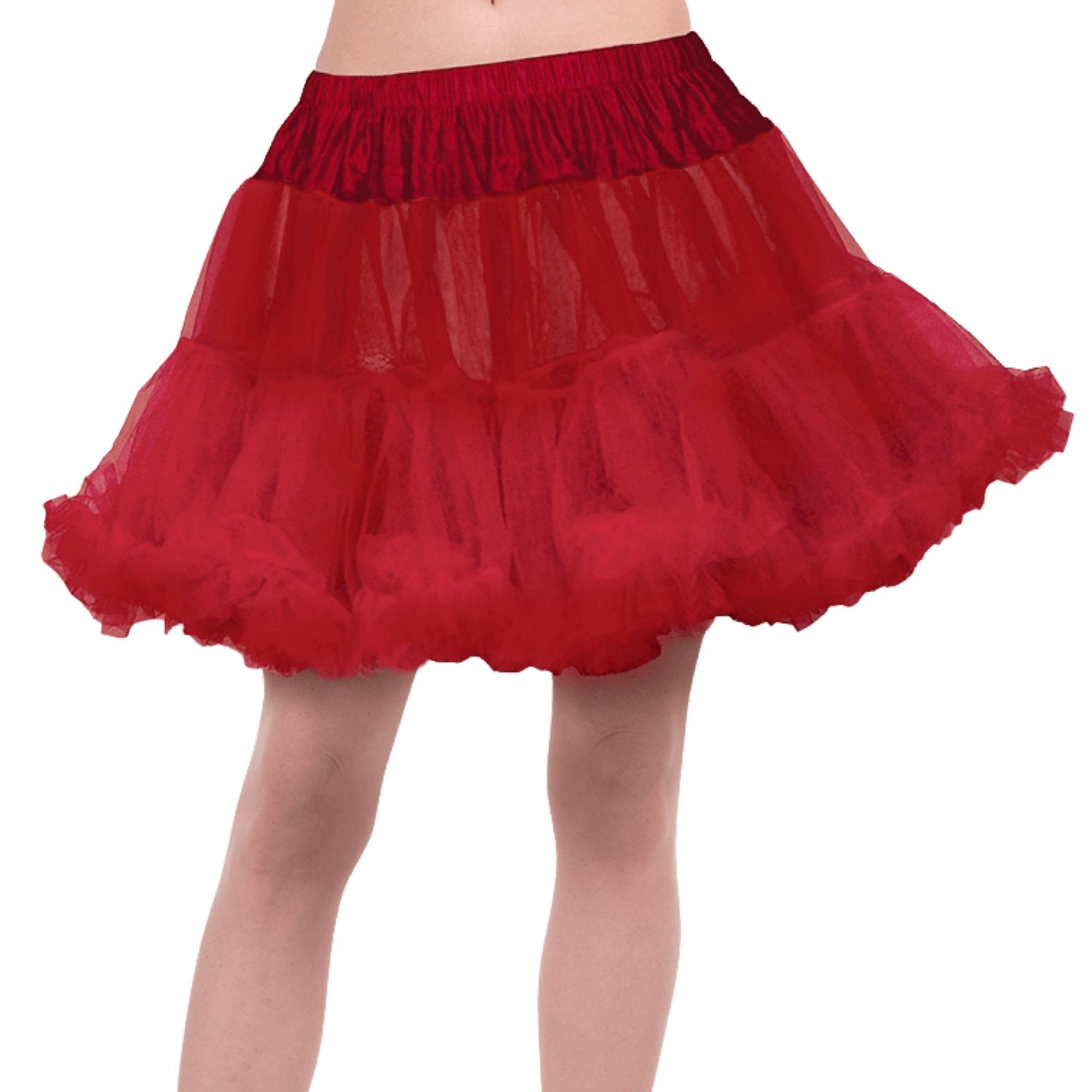 Alt View 1. Orion Costumes - Red Petticoat Women's Costume Accessory | One Size - Red.