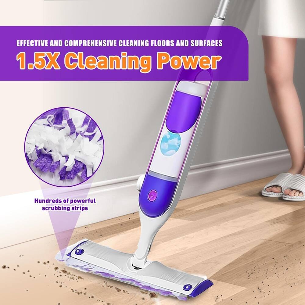 EFFECTIVE AND COMPREHENSIVE CLEANING FLOORS AND SURFACES  
1.5X Cleaning Power  

Hundreds of powerful scrubbing strips