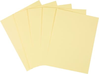 Front. Xerox - Xerox Vitality 30% Recycled Multipurpose Paper, 20 lbs., 8.5" x 11", Yellow, 500 Sheets/Ream (3R11053) - Yellow.