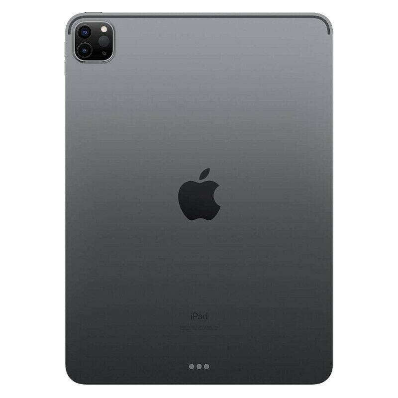 Alt View 1. Apple - Refurbished iPad Pro 11" (2021) A2377 (WiFi + Cellular Unlocked) 128GB w/ Pre-Installed Tempered Glass - Space Gray.