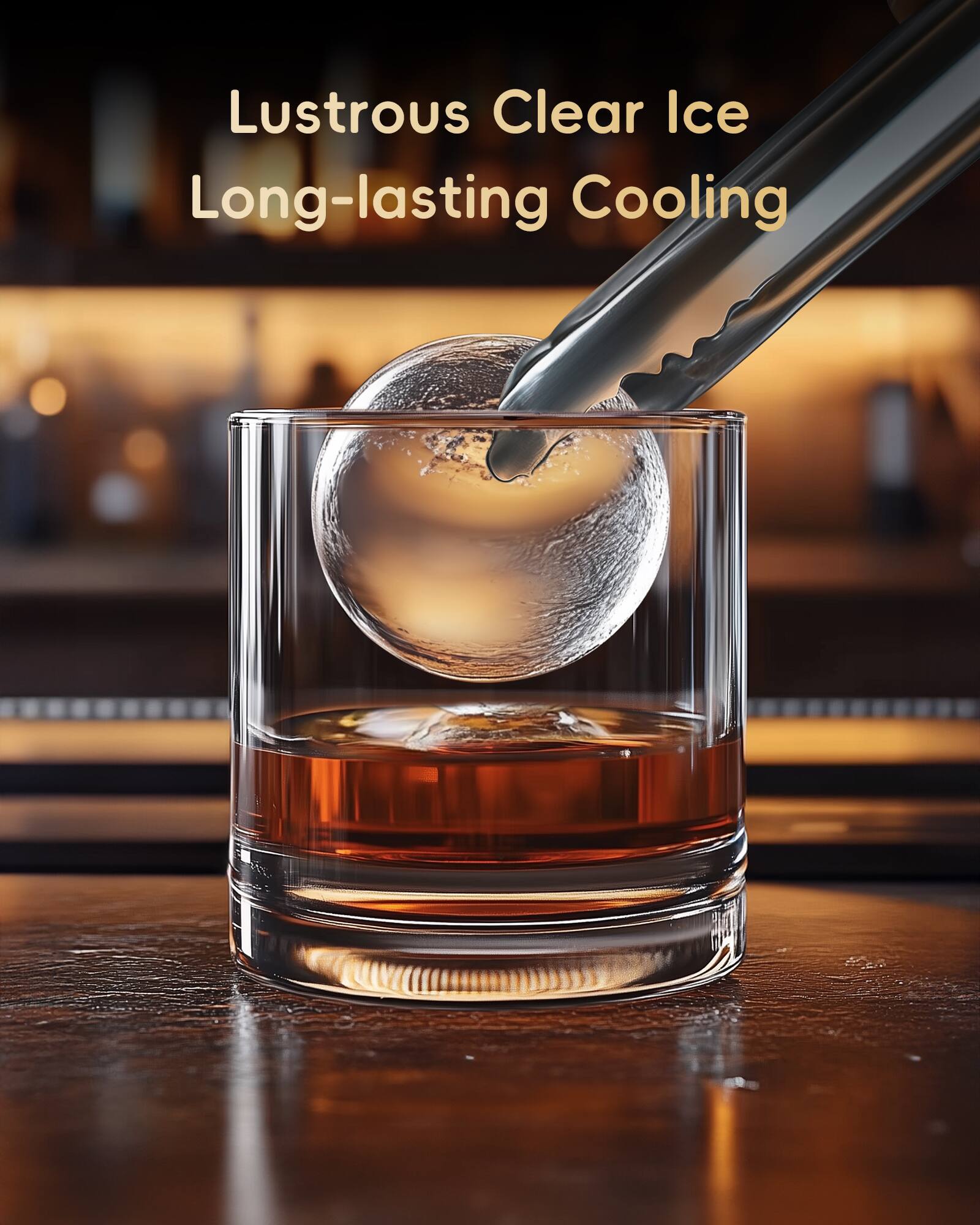 Lustrous Clear Ice, Long-lasting Cooling