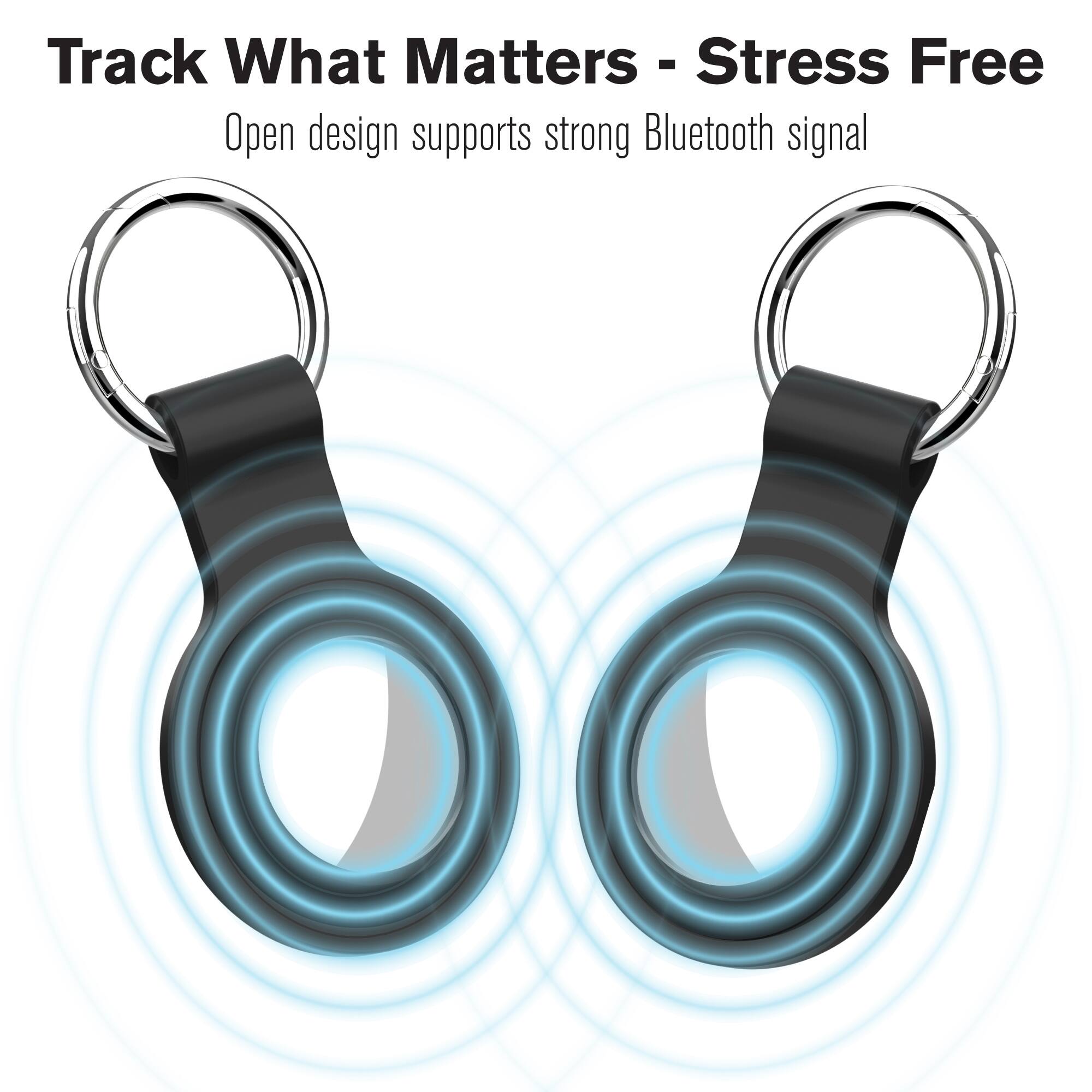 Track What Matters - Stress Free  
Open design supports strong Bluetooth signal