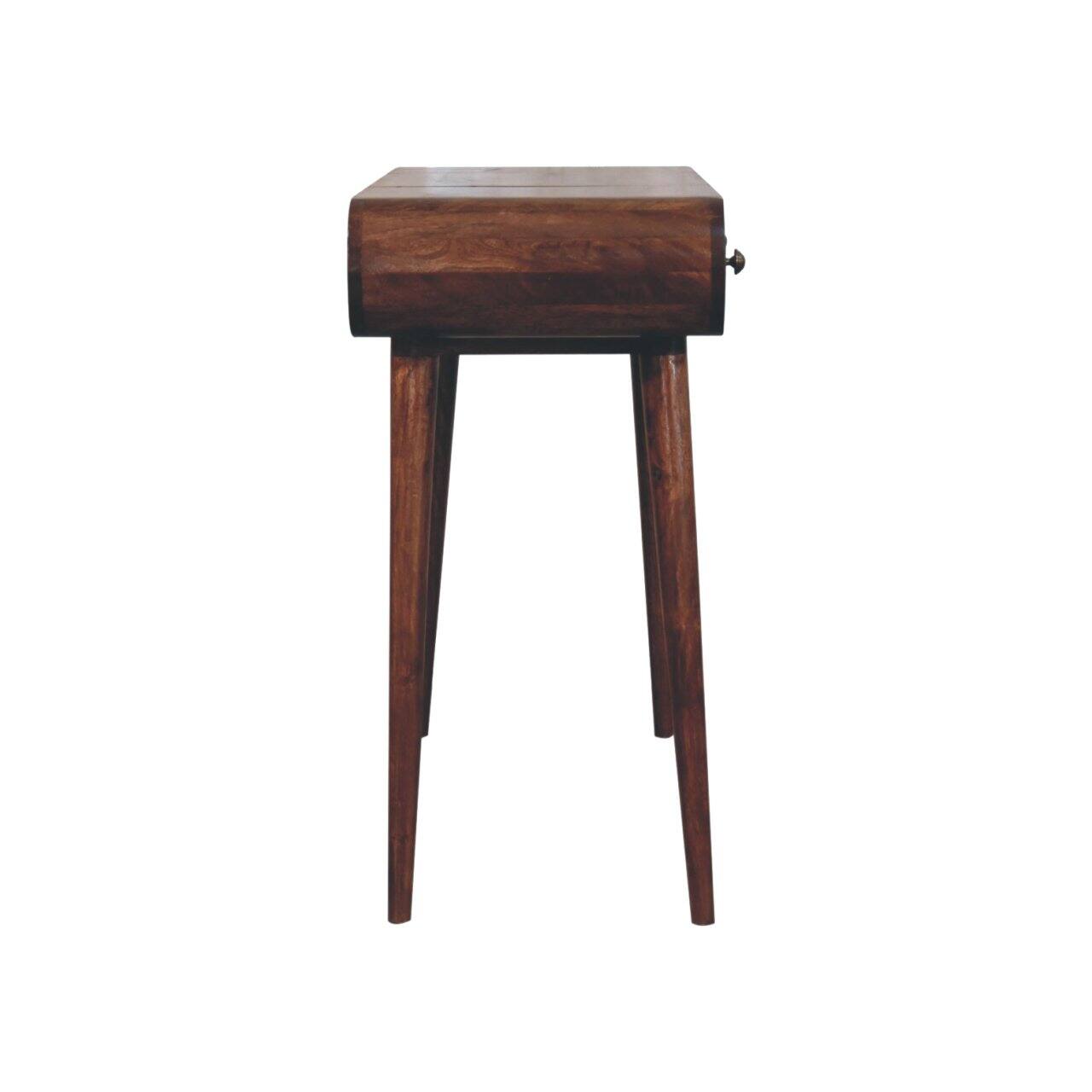 Alt View 6. Artisan Furniture - Honey Caramel Round Dressing Table - Brown.