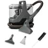 Front. Costway - Costway Carpet Cleaner Machine with Water Spray 15Kpa Powerful Suction Dual Water Tank - Gray.