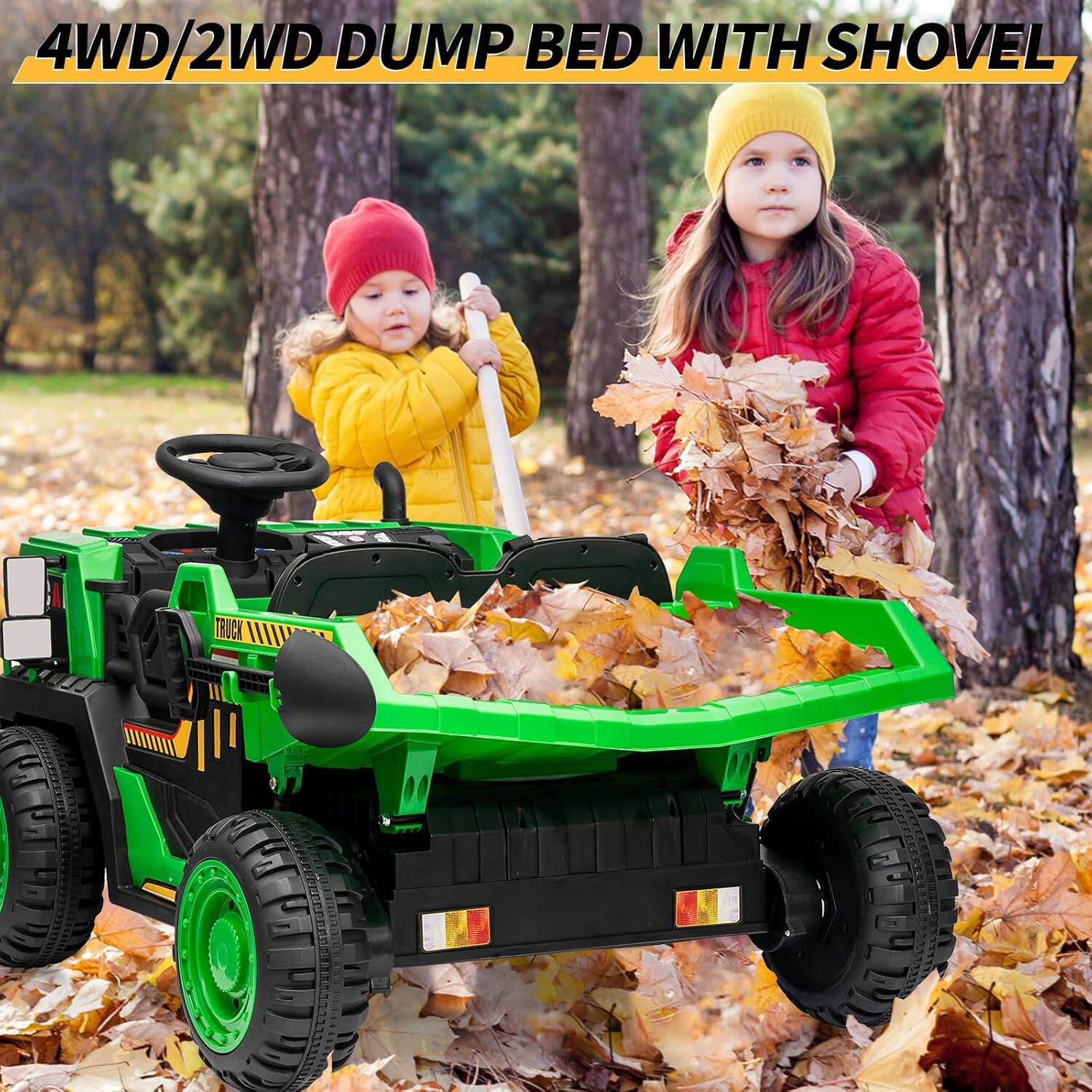 4WD/2WD DUMP BED WITH SHOVEL