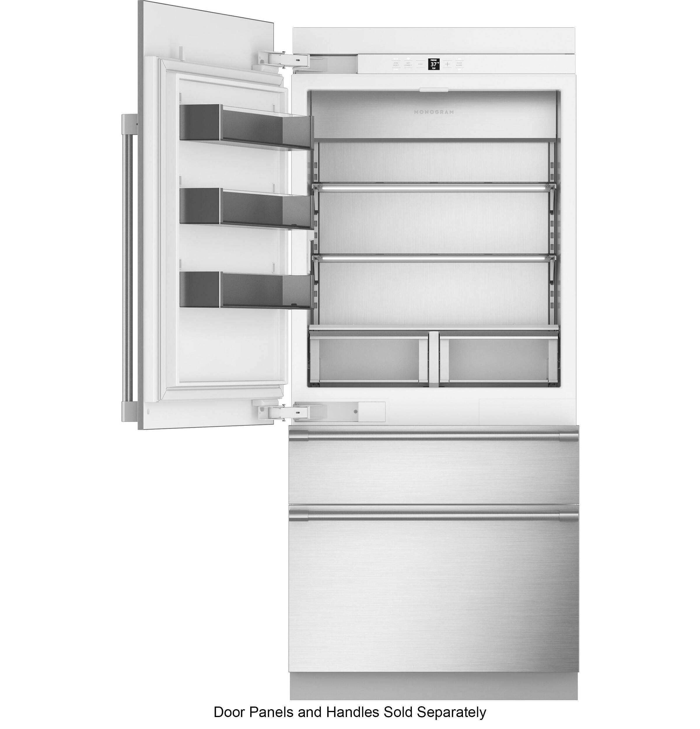 The text on the image reads "17 HUNUSRAM Door Panels and Handles Sold Separately."