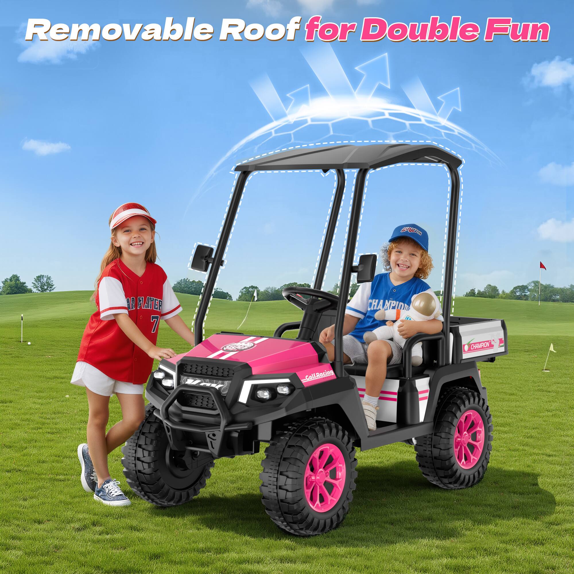 Removable Roof for Double Fun

SPORTS

ABRATER 7

CHAMPION

CHAMPION

Coll-Racing