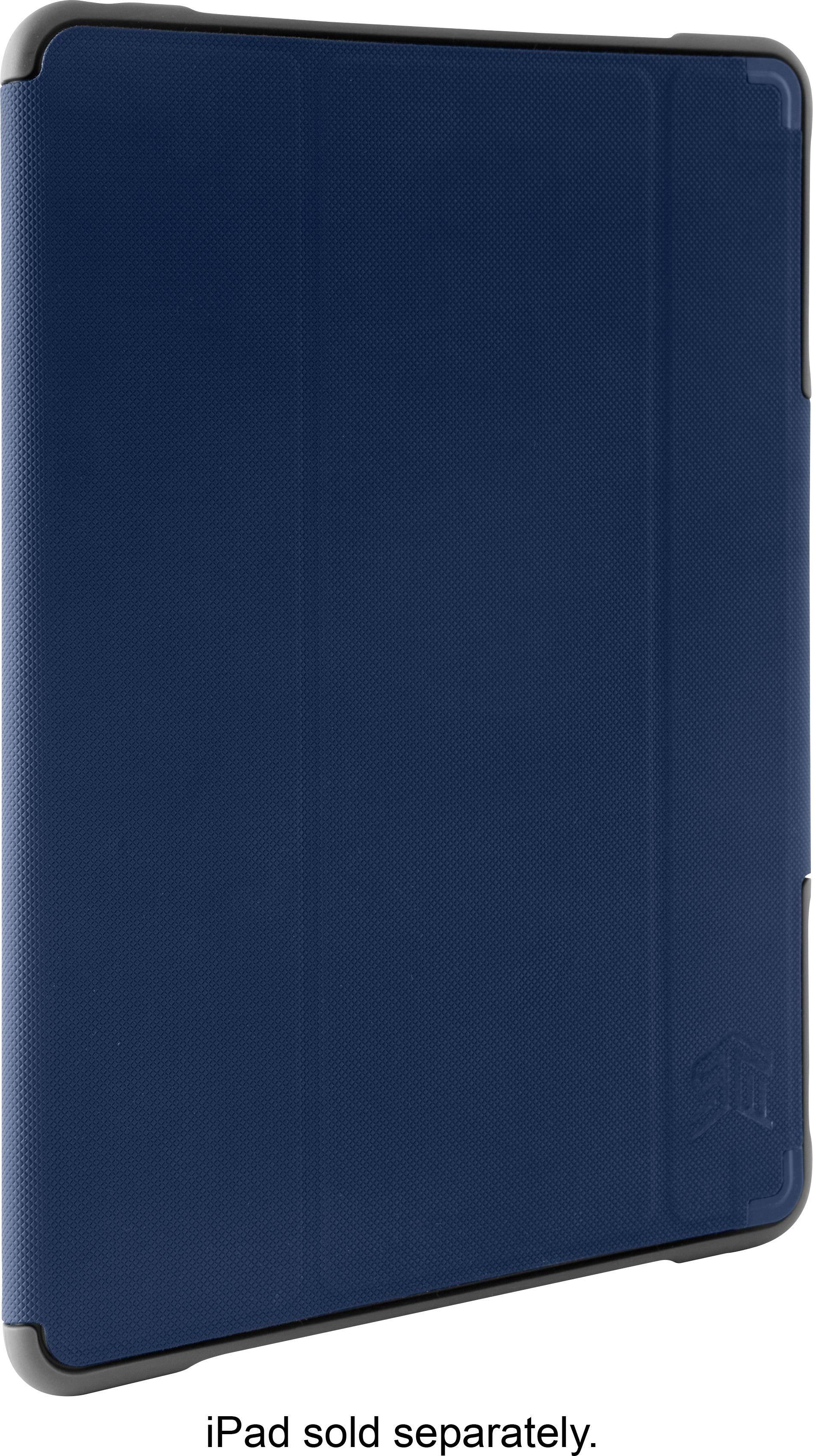 Angle. STM - Dux Protective Case for Apple® 10.5" iPad® Pro - Midnight blue.