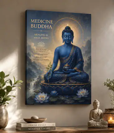MEDICINE BUDDHA
HEALING & WELL-BEING
May all beings be free from illness in body and mind.
May all beings be happy and healthy.
INNER PEACE
MINDFUL LIVING