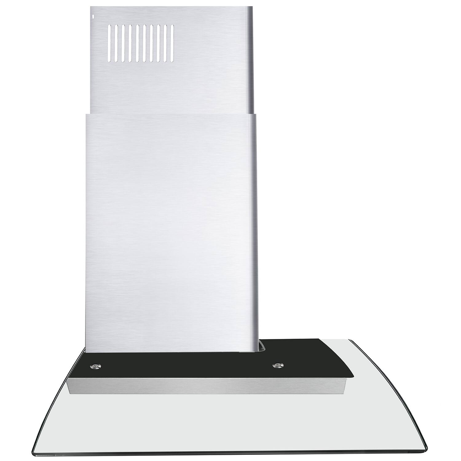 Alt View 6. COSMO - COS-668WRC90-DL 36 in. Vista Collection 380 CFM Ductless Wall Mount Range Hood, Button Controls, LED Lights - Stainless Steel.