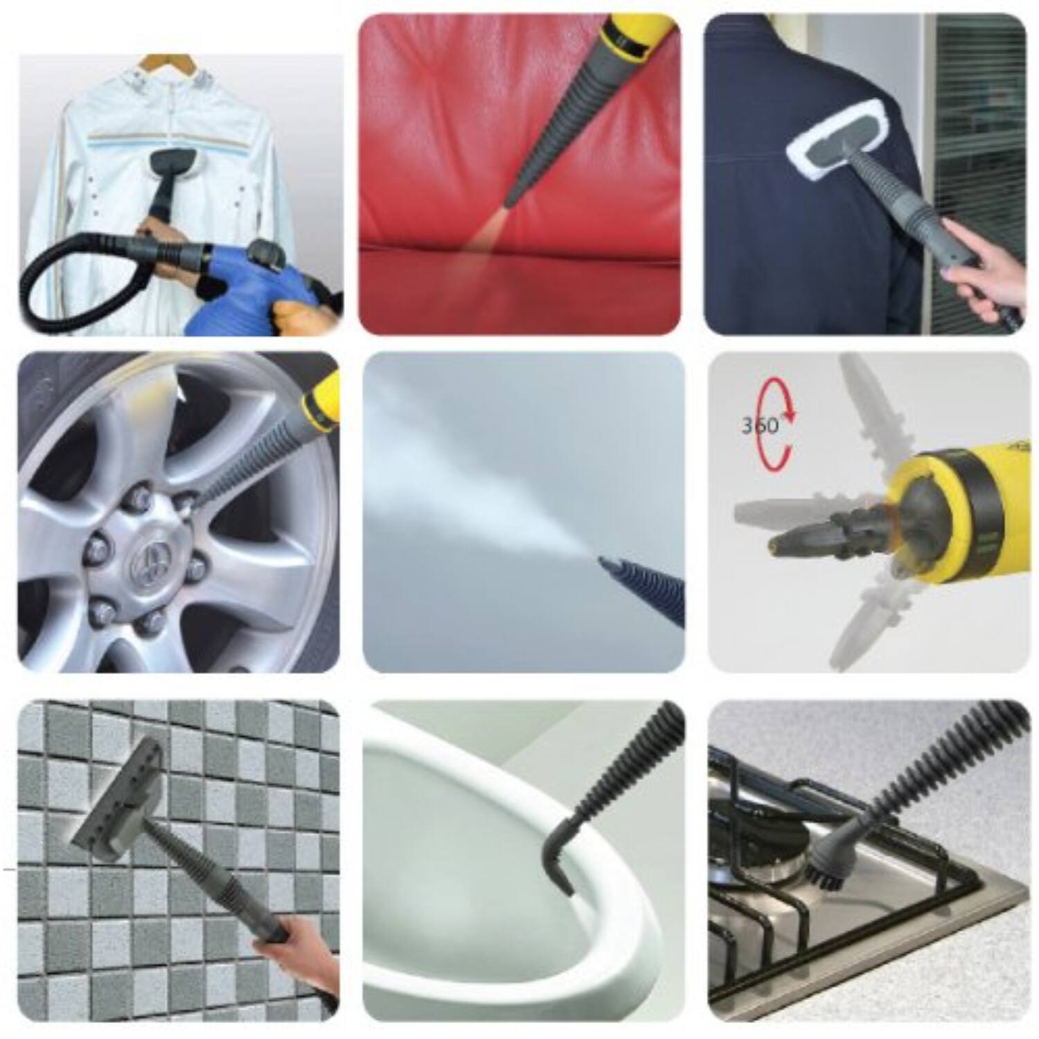 Alt View 4. DBTech - Handheld Multi-Purpose Pressurized Steam Cleaner for Stain Removal, Bed Bug Control, More - Blue.