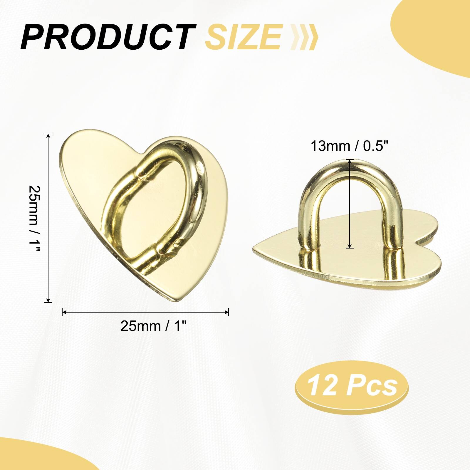 PRODUCT SIZE

13mm / 0.5"  
25mm / 1"  
25mm / 1" / 1"  
12 Pcs