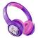 Left. Contixo - Contixo Kids Bluetooth Wireless Headphones, Fun Designs, Safe Volume Limiter, LED Lights, Foldable, Mic - Purple.