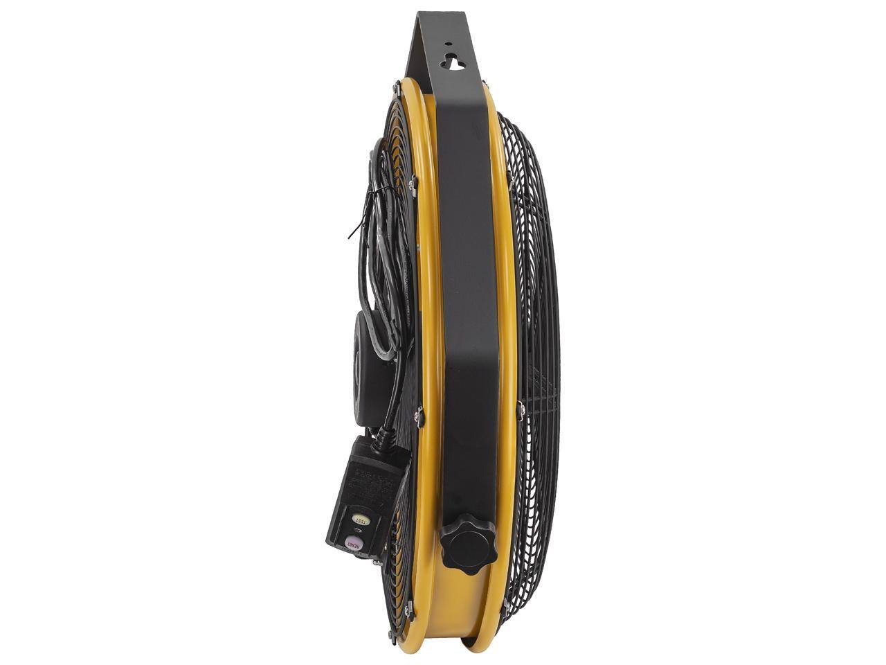 Alt View 5. Caterpillar - Caterpillar CF-HVOD-18S-NG 18" IPX4 4000 CFM 3-Speed Wall Fan.