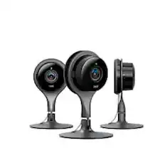 Front. Nest - Nest Cam Megapixel Network 3 Camera Set.