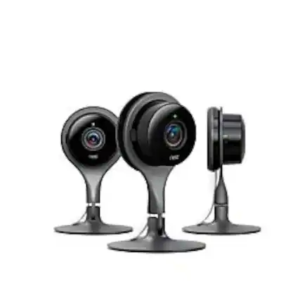 Front. Nest - Nest Cam Megapixel Network 3 Camera Set.