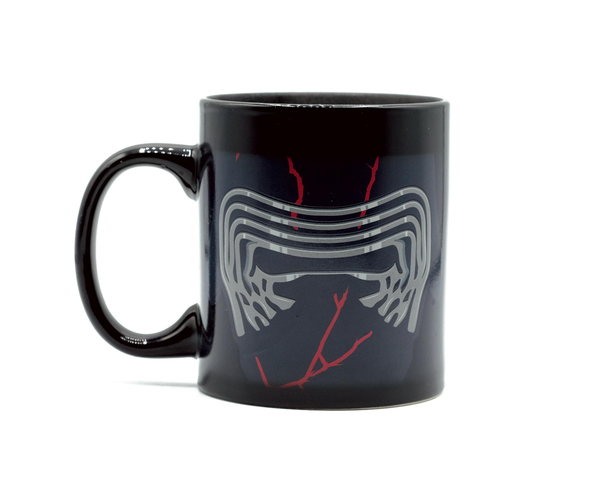 Alt View 3. Star Wars - Star Wars Kylo Ren 11 Ounce Heat Reveal Coffee Mug - Black.