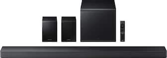 Front. Samsung - Q-Series HW-QS750F 5.1.2 Ch Soundbar with Subwoofer and Rear Speakers - Titan Black.