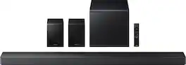 Samsung - Q-Series HW-QS750F 5.1.2 Ch Soundbar with Subwoofer and Rear Speakers - Titan Black