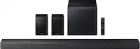 Samsung - Q-Series HW-QS750F 5.1.2 Ch Soundbar with Subwoofer and Rear Speakers - Titan Black - Front_Zoom